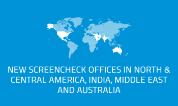 Je bekijkt nu ScreenCheck offices in North & Central America, India, Middle East and Australia