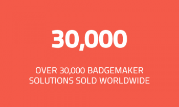 Je bekijkt nu 30.000 BadgeMaker solutions sold