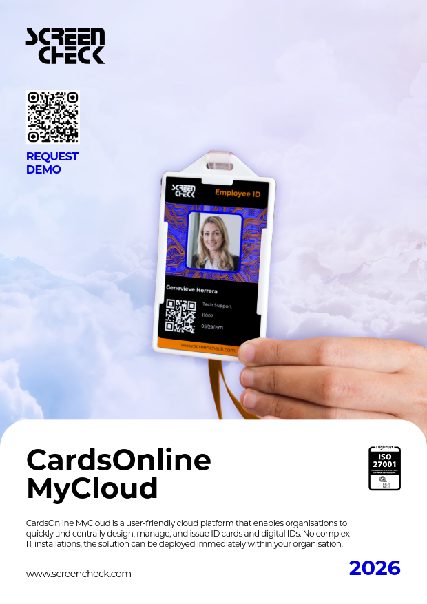 Brochure CardsOnline MyCloud - Issue printed and ditial ids with ease